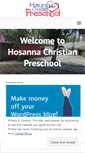 Mobile Screenshot of hosannapreschool.com